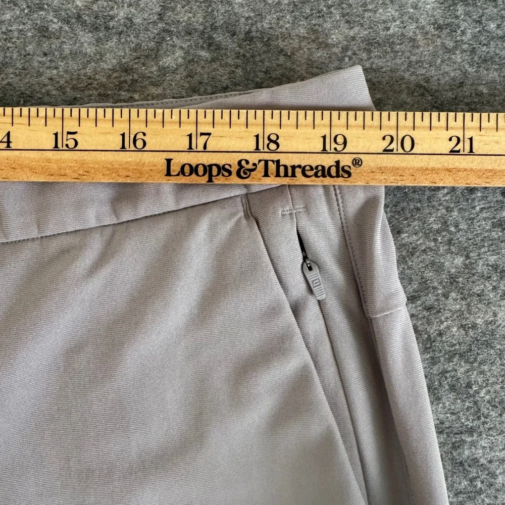 CRZ YOGA 38x30 Light Gray Technical Travel Tapered‎ Trousers Men's Golf Pants